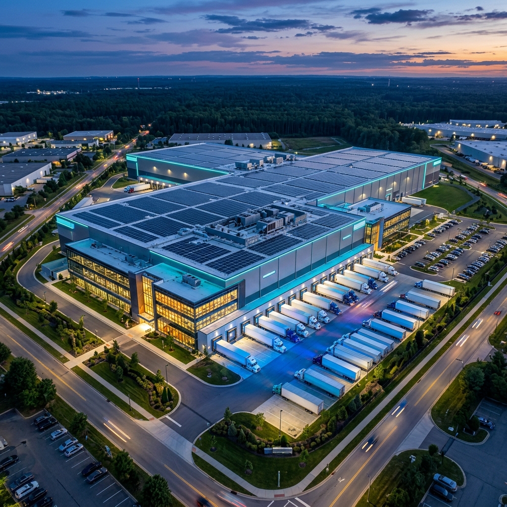 Cueron thermal engineering campus aerial view